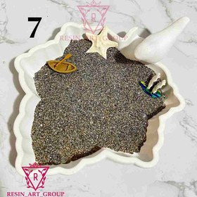 تصویر ماسه اکلیلی مشکی کد7 