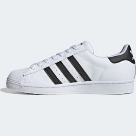 تصویر کتونی زنانه و مردانه آدیداس سوپر استار Adidas superstar white