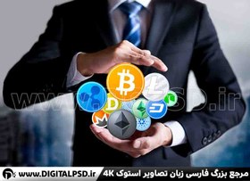 تصویر دانلود عکس با کیفیت ارز های دیجیتال 