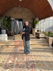 تصویر گلدان فایبر گلاس مدل استار بزرگ 