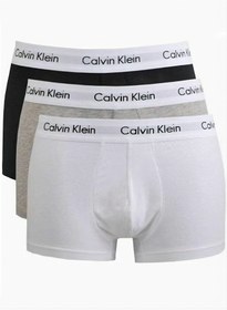 تصویر شورت مردانه کلوین‌کلین پاچه‌دار نخ ترک پک 3 عددی Calvin Klein men's shorts with Turkpack thread, 3 pieces