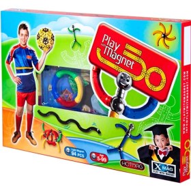تصویر اسباب بازی سبک خمیده 94 تکه مگنت 
