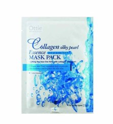 تصویر ماسک نقابی کلاژن مروارید اوتی Ottie Collagen Silky Pearl Essence Mask Pack