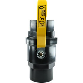 تصویر شير توپي دسته فلزی سایز 3 اینچ ا Metal handle ball valve 3 Metal handle ball valve 3