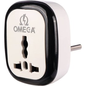 تصویر تبدیل برق امگا Omega M102 Omega M-102 Adapter Plug Power Converter 10A 3 TO 2