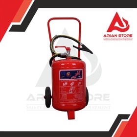 تصویر کپسول آتش نشانی پودر و گاز برند آذر سیلندر - 25 کیلویی DRY POWDER FIRE EXTINGUISHER Brand: AZAR CYLINDER Model : 6KG/12KG/25KG/50KG