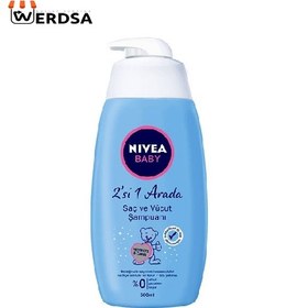 تصویر شامپو سر و بدن بچه نیوا NIVEA مرطوب کننده حجم 500 میل ا NIVEA Baby shampoo 500ml NIVEA Baby shampoo 500ml