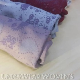 تصویر شورت نخی زنانه - گلبهی / M ا Women's underwear Women's underwear