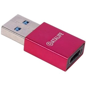 تصویر تبدیل DataLife B Type-C To USB OTG.رنگ مشکی 