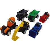 تصویر ست ماشین اسباب بازی راهسازی ۶ عددی آتا تویز 