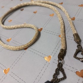 تصویر بند عینک طلایی ساده. کد. M_307 