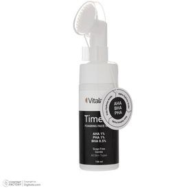 تصویر فوم شستشوی صورت تایم ویت ویتالیر مناسب انواع پوست Vitalayer Timevit Foaming Face Wash 150 ml