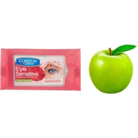 تصویر دستمال مرطوب پاک‌ کننده آرایش چشم کامان (Comeon) مدل Sensitive Eye بسته 10 عددی Comeon Milk Cleanser wet wipes, pack of 20