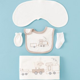 تصویر ست ۱۳ تکه نیلی طرح قطار nili