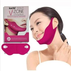 تصویر ماسک صورت مخصوص لیفت چانه کاریته Karite V Zone Lifting Mask