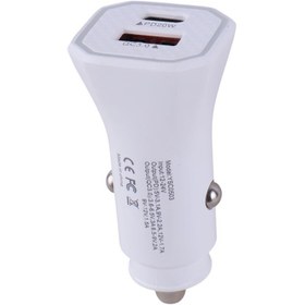 تصویر شارژر فندکی فست شارژ CC-61 QC3.0 PD 20W CC-61 QC3.0 PD 20W Car Fast Charger