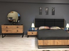 تصویر تخت خواب دو نفره ستاره 