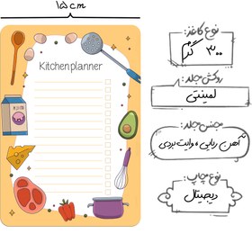 تصویر تخته وایت برد مغناطیسی جیک جیک مدل یخچالی سایز 20x14 سانتی متر*889 