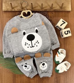 تصویر ست تو کرکی ۰۱۸ - مشکی / سایز۵۰ 