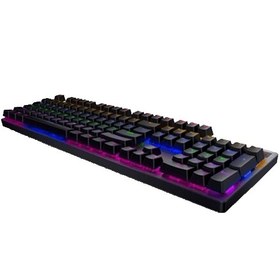 تصویر کیبورد مخصوص بازی مکانیکی رپو مدل V500PRO Rapoo V500PRO Mechanical Gaming Keyboard