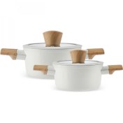 تصویر ست قابلمه شیشه ای ۴ پارچه کاراجا 