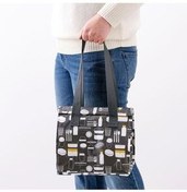 تصویر کیف ناهار مردانه و زنانه ارتفاع کیسه غذا: 27 سانتی متر تغذیه خاکستری پلی پروپیلن IKEA 