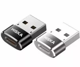 تصویر تبدیل Hiska OT 03 Type C To USB OTG 