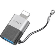 تصویر تبدیل یو اس بی به لایتنینگ (USB To Lightning) ارلدام مدل OT74 