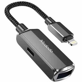 تصویر تبدیل لایتنینگ اتصال همزمان شارژر و USB مک دودو Mcdodo CA-2690 