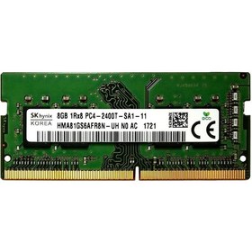 تصویر رم لپ تاپ هاینیکس مدل DDR4 2400 HMA81GS6AFR8N-UH NO AC ظرفیت 8 گیگابایت 