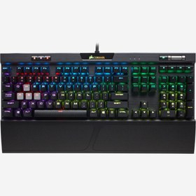 تصویر کیبورد مکانیکی گیمینگ کورسیر مدل K70 RGB MK.2 RAPIDFIRE 