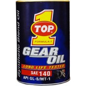 تصویر روغن گیربکس دستی SAE140API-GL-5-MT-1 یک لیتری Top1-تاپ وان 