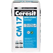 تصویر چسب کاشی پودری سرزیت مدل cm17 وزن 20 کیلوگرم Ceresit flexible adhesive mortar-porcelain cm17, weight 20 kg