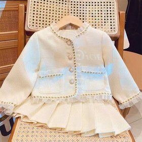 تصویر ست کت و دامن شنل 