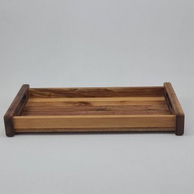 تصویر سینی سرو چوبی مدل Walnut Harmony 