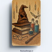 تصویر استیکر کارت بانکی رستا - طرح هری پاتر (04) 