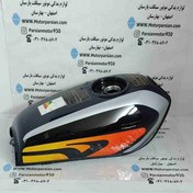 تصویر باک موتور سیکلت هوندا انژکتور ۶ پیچ کد ۴۵ درب پالسی مشکی 