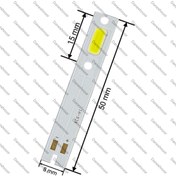 تصویر چیپ هدلایت سی او بی اچ یک 9 وات | COB X-C6-H1 9W COB X-C6-H1 9W