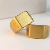 تصویر انگشتر کلاسیک طلایی مونت بلانک 