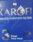 تصویر پک فیلتر 1-2-3 کاروفی ، دستگاه تصفیه آب (محصول ویتنام)کیفیت عالی Filter pack 1-2-3 water purifier (product of Vietnam) excellent quality