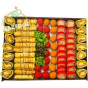 تصویر سینی فینگرفود ارغوان- 74 تکه 