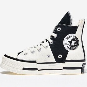 تصویر کانورس ساقدار مدل چاک ۷۰ پلاس میکس(سفید،مشکی) ویتنام اصل ‏Converse Chuck 70 Plus Counter Climate