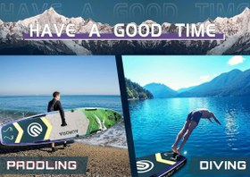 تصویر پدل بورد E-SUP مدل Aurora 