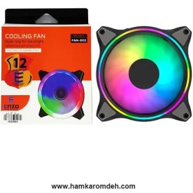 تصویر فن کیس RGB 002 انزو ENZO 
