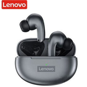 تصویر ایرپاد بلوتوثی لنوو مدل LP5 - مشکی ا lenovo LP5 bluetooth earphone lenovo LP5 bluetooth earphone