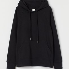 تصویر هودی ساده زنانه بغل چاک دار برند اچ اند ام H&M 