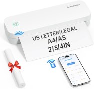 تصویر چاپگر قابل حمل ByteCintia مدل D80 با اتصال بلوتوث و فناوری حرارتی (مناسب مسافرت و استفاده در دفتر) 