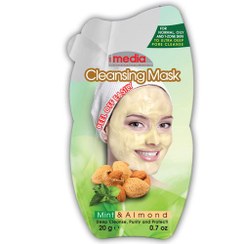 تصویر ماسک لایه بردار صورت نعناع و بادام مدیا ا media face mask mint almond 20ml media face mask mint almond 20ml