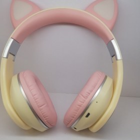 تصویر هدفون بی سیم خرگوشی مدل M7 Cat-ear 