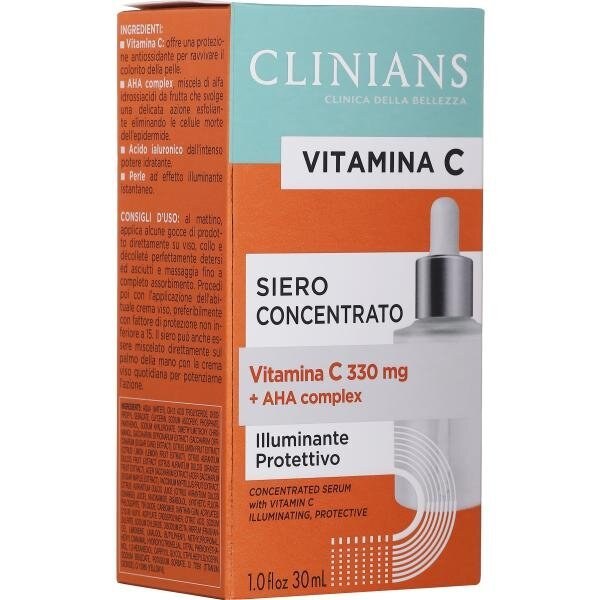 Clinians Vitamin C Concentrated Serum - Siero viso illuminante alla vitamina  C